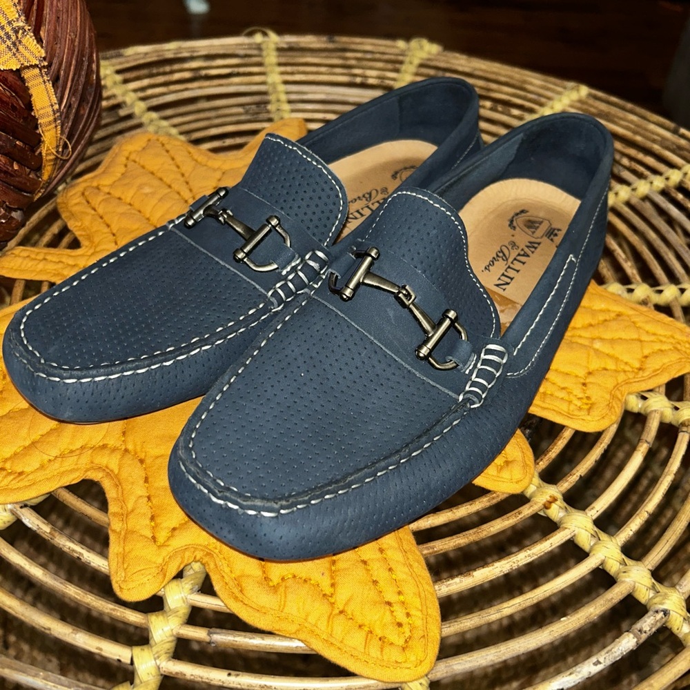 Wallin & Bros. Navy Loafers